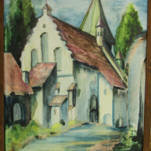 Obraz "Kościół" Elżbieta Bojanowska