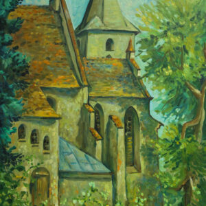 Obraz "Kościół lewiński" Ewa Domańska-Dziemidowicz