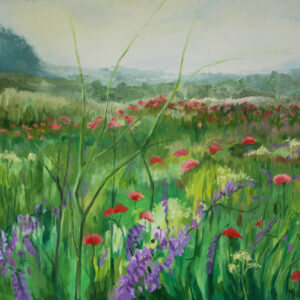 Obraz "Kwitnąca łąka" Magdalena Wróblewska-Widawa