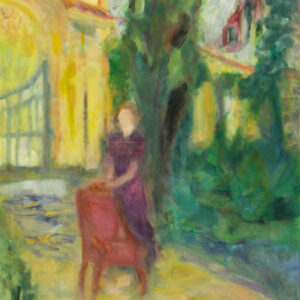 Obraz "Pozująca" Edward Domański