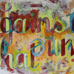 Obraz "Przeciw temu czasowi" Elżbieta Szymańczuk