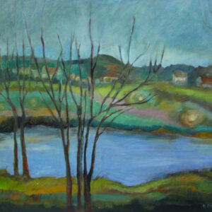 Obraz "Nad rzeką" Barbara Zdanowicz