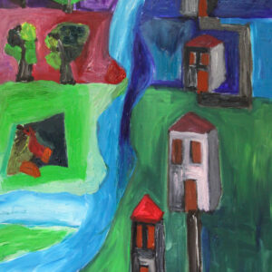 Obraz "Rzeka w Lewinie" Wojciech Gurawski