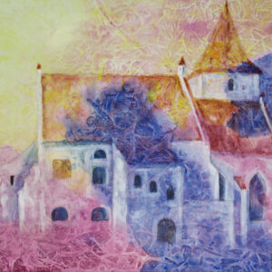 Obraz "Różowy kościół" Małgorzata Ciesielska