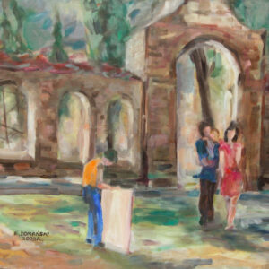 Obraz "Brama zamkowa" Edward Domański