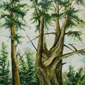 Obraz "Topolowe gracje" Edward Podolski